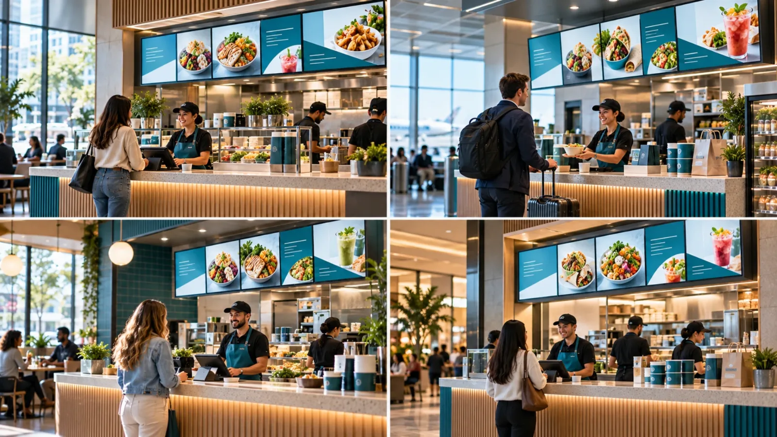 Restaurant chain digital menu boards rolled out across multiple store locations